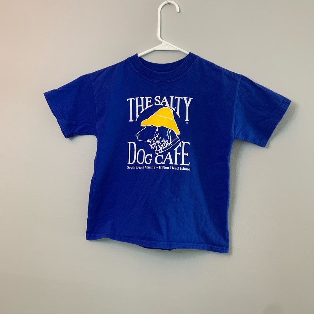 Salty Dog Blue T Shirt Youth Small